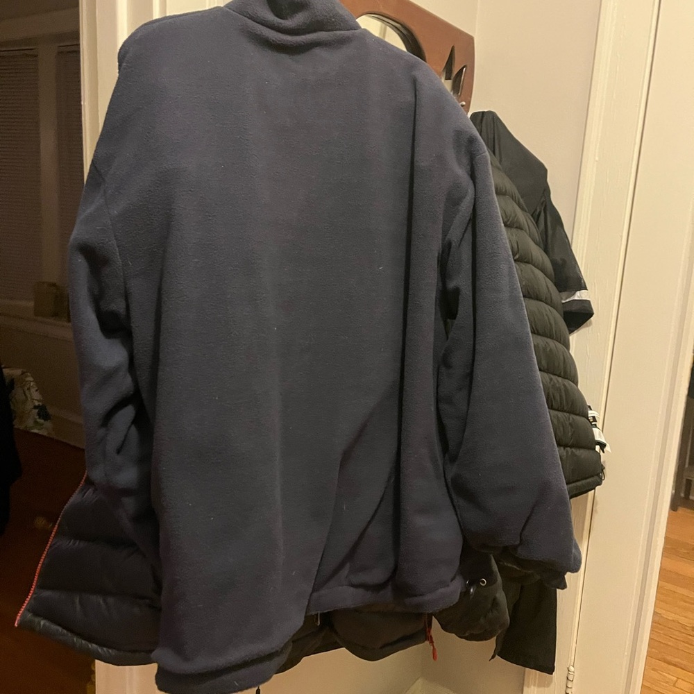 XXL GOGO reversible blue/tan wind-resistant coat